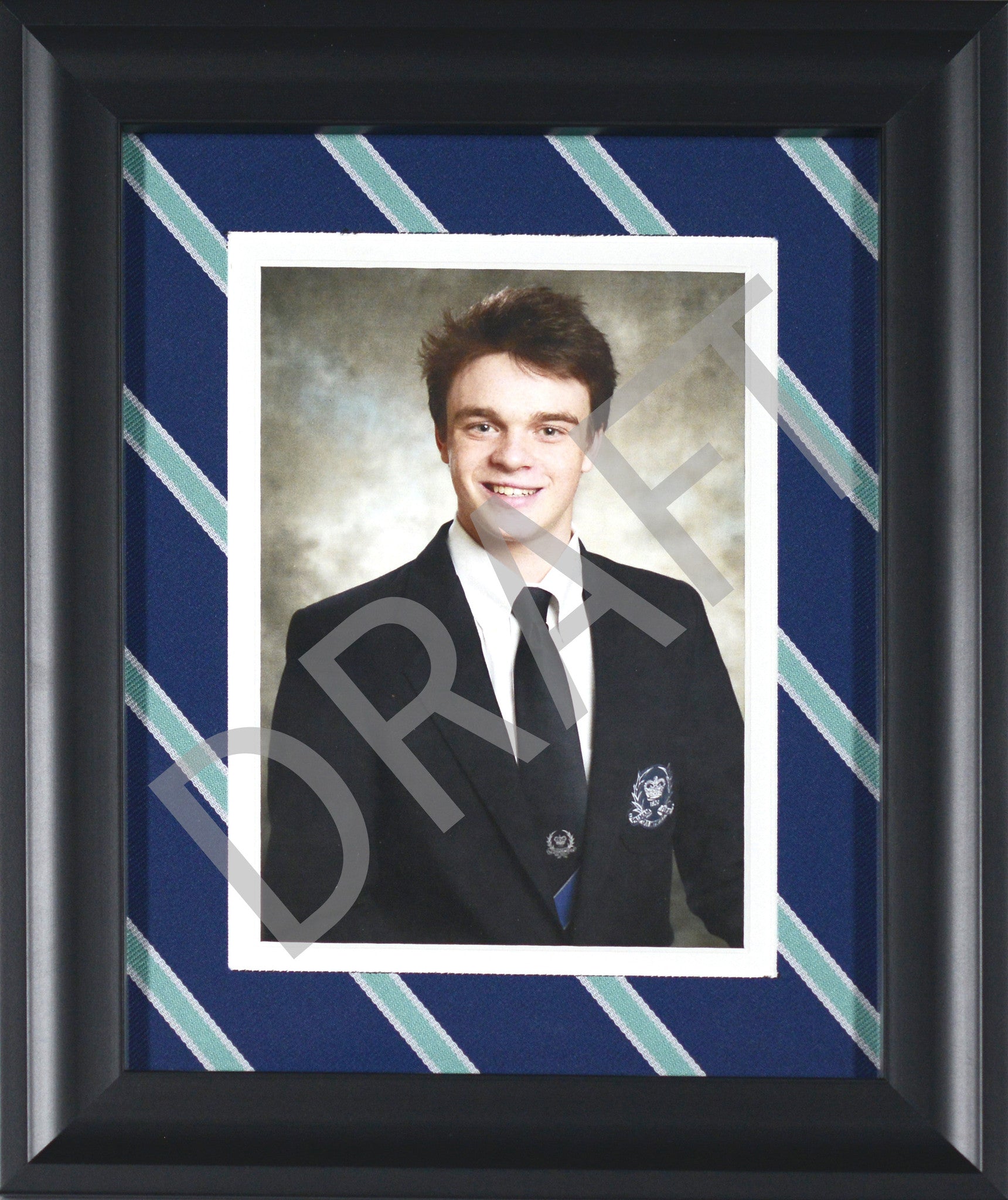 Upper School House Tie Frame 11" x 14" Portrait Orientation
